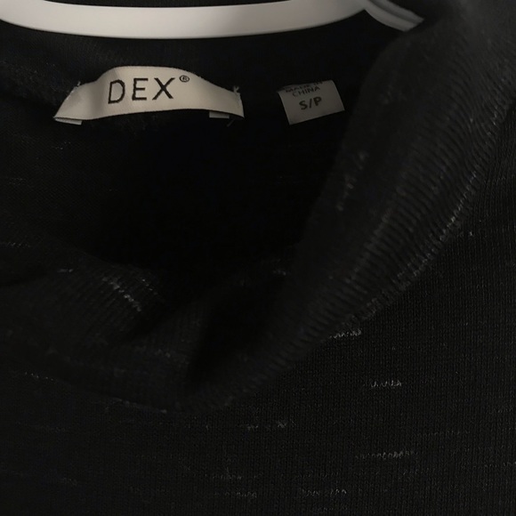 black mock neck maxi dress - Picture 3 of 3